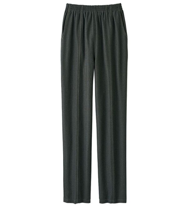 ルフラン（ルフラン）の「日本製肌に優しい綿混ラク楽パンツ（その他パンツ）」｜黒