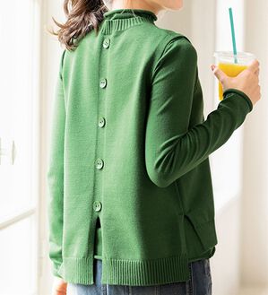 ルフラン（ルフラン）の「後ろボタンニットアンサンブル（アンサンブル）」｜詳細画像