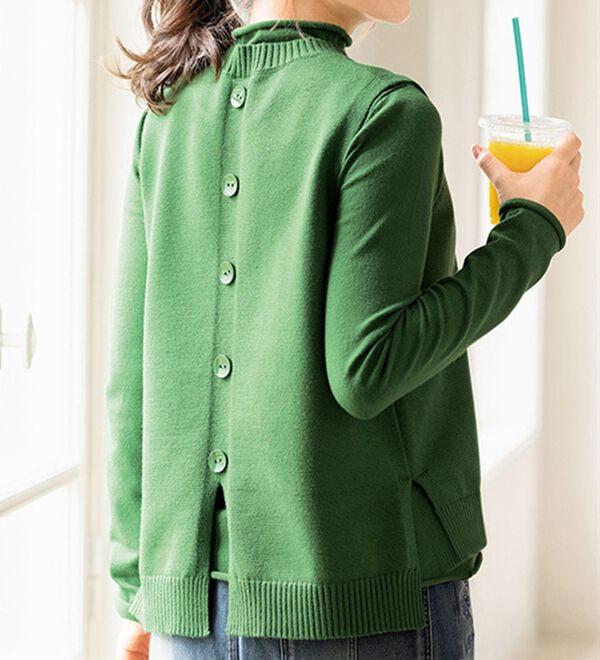 ルフラン（ルフラン）の「後ろボタンニットアンサンブル（アンサンブル）」｜詳細画像