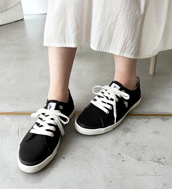 GeeRA（ジーラ）の「【ＵＳ．ＰＯＬＯ．ＡＳＳＮ】レースアップスニーカー（スニーカー）」｜詳細画像