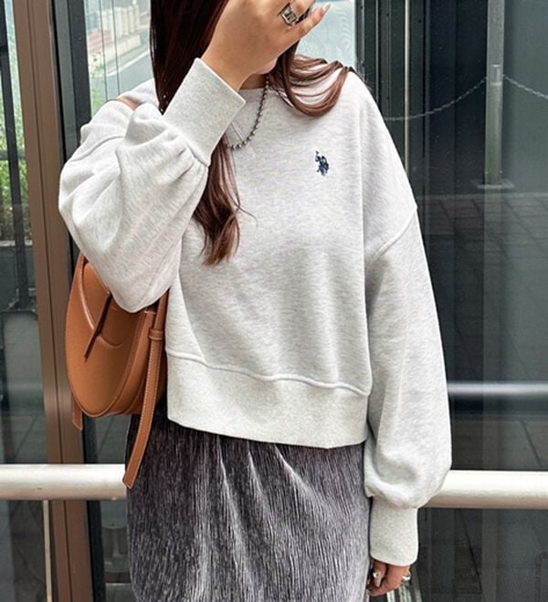 GeeRA（ジーラ）の「【Ｕ．Ｓ．ＰＯＬＯ　ＡＳＳＮ】ショートスウェット（トレーナー・スウェット）」｜詳細画像