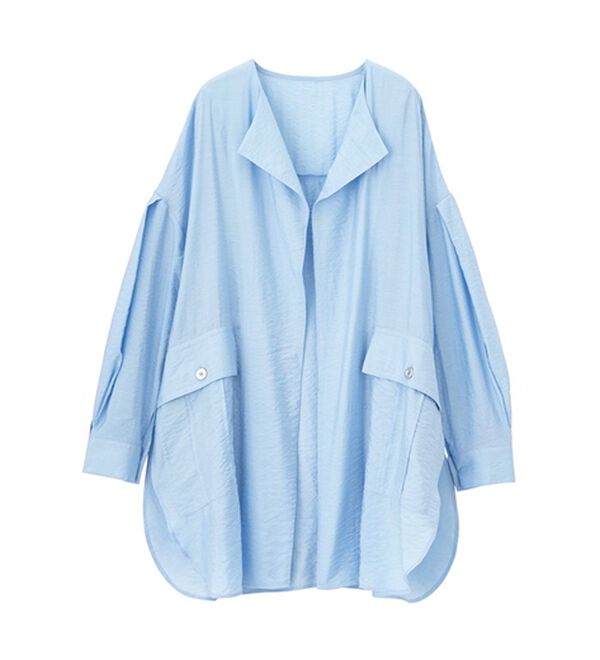 GeeRA（ジーラ）の「ビッグシルエットシャツジャケット（シャツ）」｜詳細画像