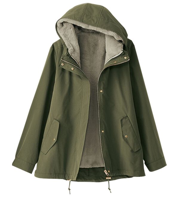 BELLUNA（ベルーナ）の「２枚組！秋冬に使える万能アウター（ハーフコート）」｜詳細画像