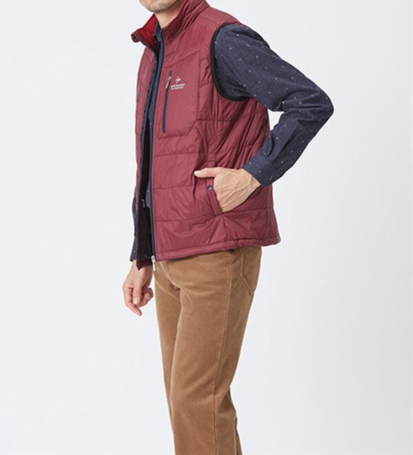 「＜ダンロップ・モータースポーツ＞秒・暖（すぐにあったか）ヒーター付ベスト（メンズベスト）」｜詳細画像