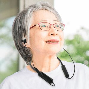 「ノイズキャンセル付首掛け集音器（シニア・生活サポート）」｜1