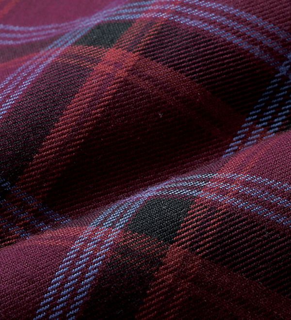 「＜ダンロップ・リファインド＞ふっくら両面起毛チェック柄シャツ（メンズシャツ）」｜詳細画像