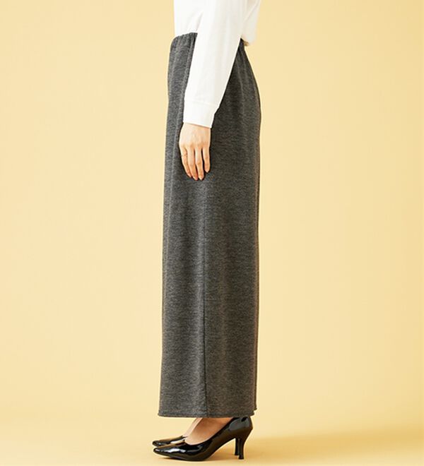 BELLUNA（ベルーナ）の「ウエスト楽々！キレイ見えワイドパンツ（ワイドパンツ・ガウチョ）」｜詳細画像
