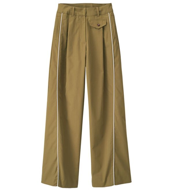 RANAN（ラナン）の「サイドラインチノ（ワイドパンツ・ガウチョ）」｜詳細画像