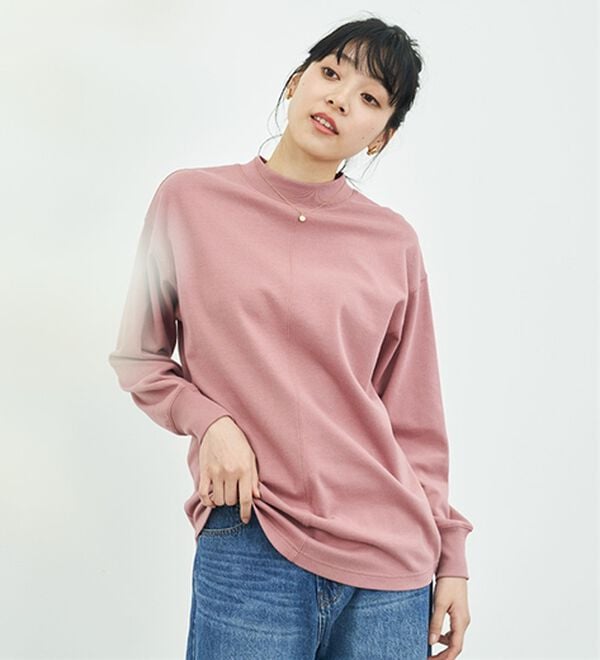 BELLUNA（ベルーナ）の「【メルティポンチ】保湿加工着回しプルオーバー（カットソー）」｜詳細画像