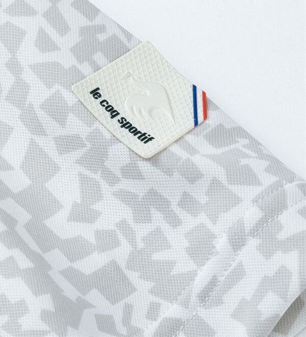 「＜ルコックスポルティフ＞ミナモ柄半袖シャツ（メンズポロシャツ）」｜詳細画像