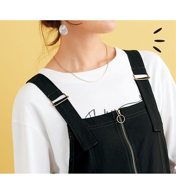 BELLUNA（ベルーナ）の「コクーンシルエットジャンパースカート（ジャンパースカート）」｜詳細画像