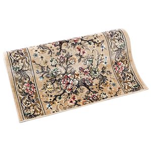 「光沢のある洗える国産モケット織廊下敷（カーペット）」｜ベージュ