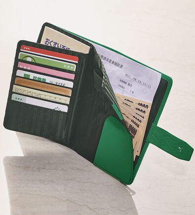 「常陸国（ひたちのくに）出雲大社　祈祷・健康祈願お薬手帳（メンズ財布・パスケース）」