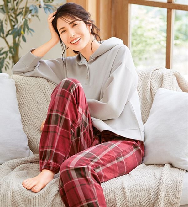 「ストレッチフリースルームパンツ（パジャマ・ルームウェア）」｜詳細画像