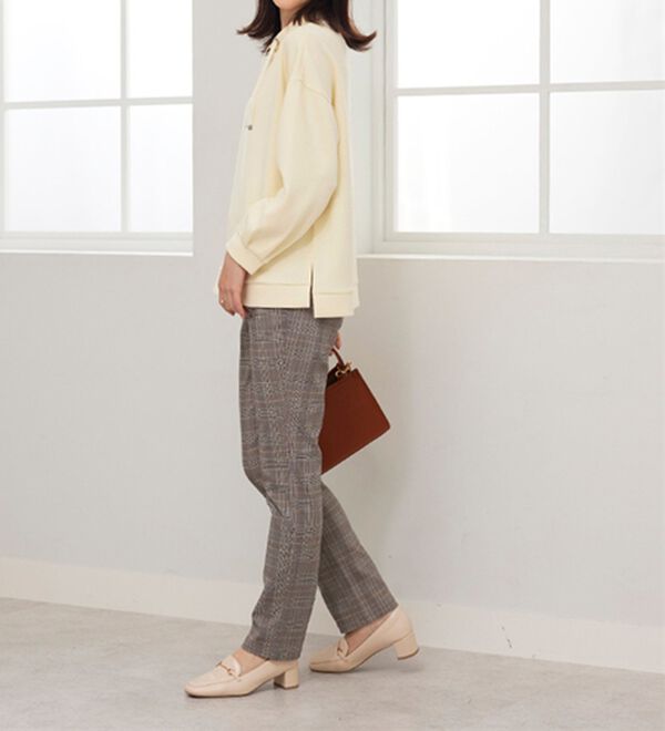 BELLUNA（ベルーナ）の「上品見えとろみワイドネックプルオーバー（カットソー）」｜詳細画像