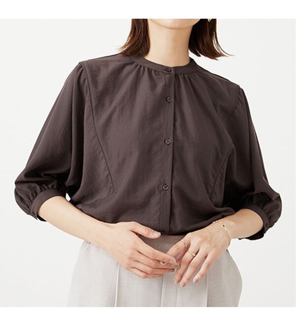BELLUNA（ベルーナ）の「袖切替ドルマンデザインブラウス（ブラウス）」｜詳細画像