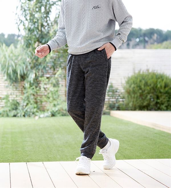 「裏起毛ジョガーパンツ（メンズフルレングスパンツ）」｜詳細画像