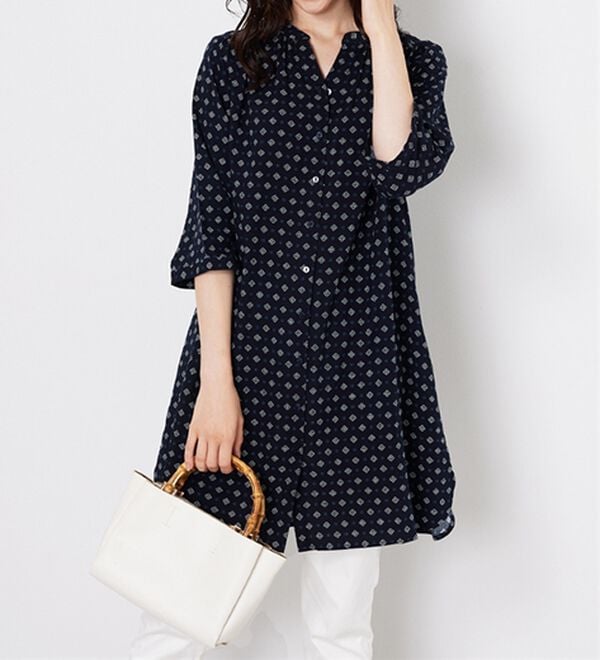 BELLUNA（ベルーナ）の「レーヨン素材袖フレアーワンピース（その他ワンピース）」｜詳細画像