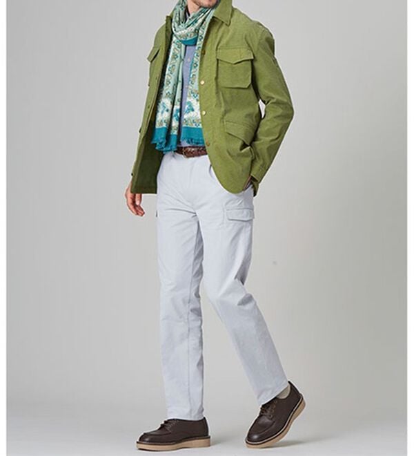 「＜コムルヴァン・オム＞ミリタリーライトジャケット（メンズジャケット）」｜詳細画像