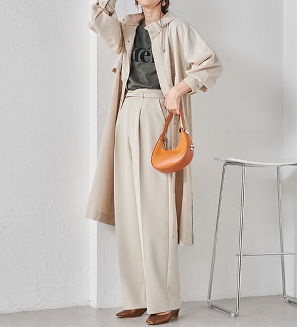 RANAN（ラナン）の「バックドロストデザインロングジャケット（ロングコート）」｜詳細画像