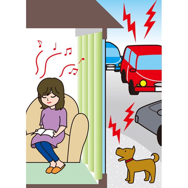 「まるで魔法瓶！アルミ裏地付２層構造カーテンセット（ドレープカーテン）」｜詳細画像