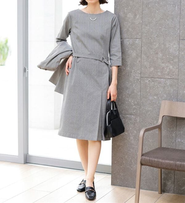 GeeRA（ジーラ）の「洗える！ストレッチカセットスーツ（その他ワンピース）」｜詳細画像