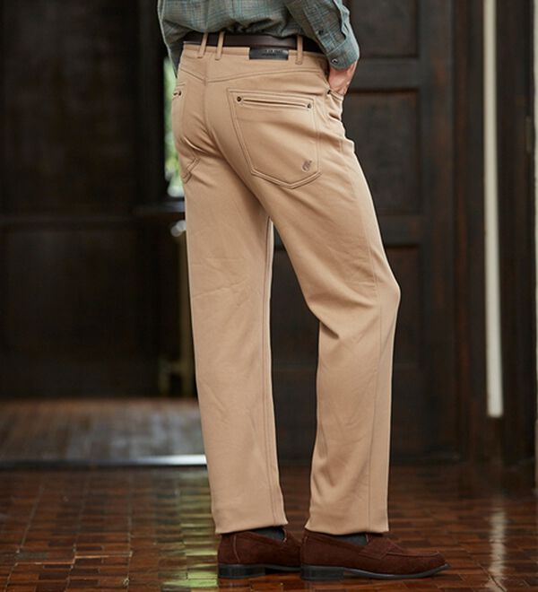 「【３本組】＜コムルヴァン・オム＞３６０&deg;のびのび楽暖パンツ（メンズフルレングスパンツ）」｜詳細画像