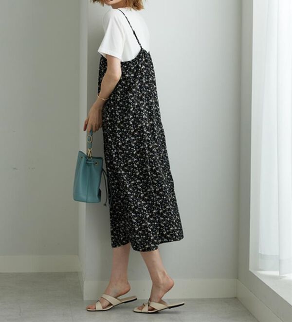 BELLUNA（ベルーナ）の「【2点セット】花柄プリントキャミワンピースアンサンブル（その他ワンピース）」｜詳細画像