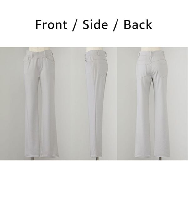 BELLUNA（ベルーナ）の「【選べる股下】ジャストフィットらくらくパンツ（フルレングスパンツ）」｜詳細画像