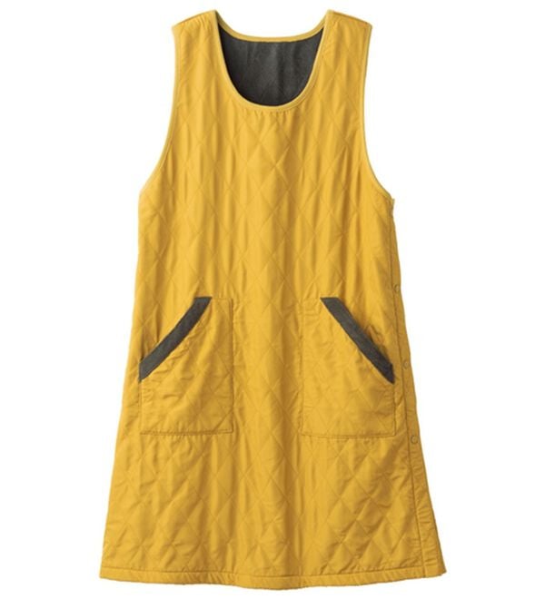 LAVIENNE（ラヴィエンヌ）の「裏フリースあったかキルトエプロン（エプロン）」｜詳細画像