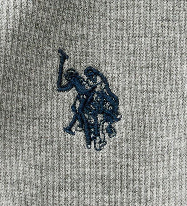 GeeRA（ジーラ）の「【U.S. POLO ASSN.】接触冷感Vネックヘンリーリブカットソー（カットソー）」｜詳細画像