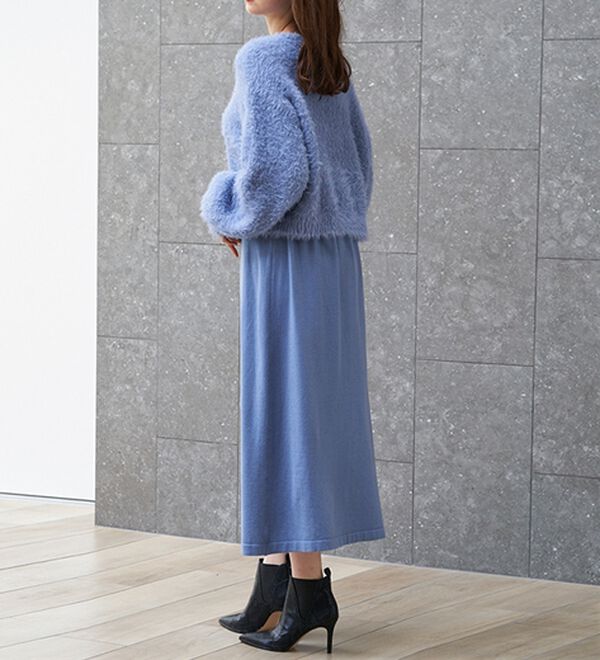 RANAN（ラナン）の「フェザーニットワンピースアンサンブル（ニットワンピース）」｜詳細画像