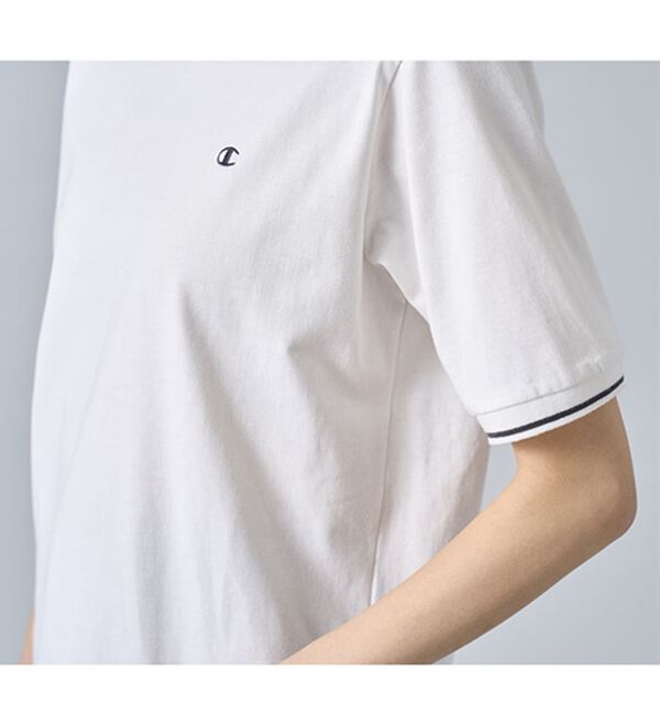 BELLUNA（ベルーナ）の「【ｃｈａｍｐｉｏｎ】配色ラインＴシャツ【UNDOVE】（Tシャツ）」｜詳細画像