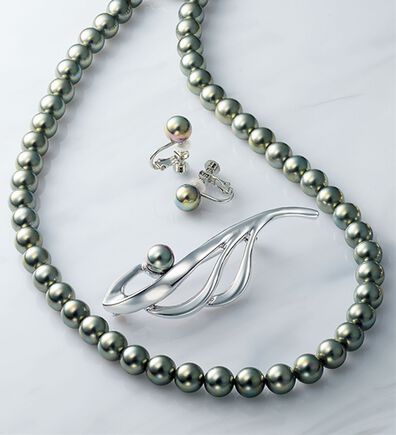 BELLUNA（ベルーナ）の「【３点セット】＜桂由美監修＞シェルパール３点セット（ネックレス・ペンダント）」