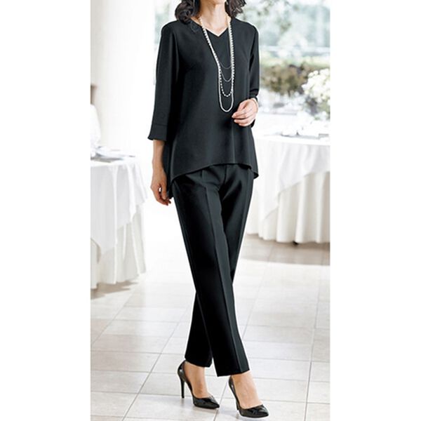 4点セット】ツイード素材ロングジャケット着回し4点セット  