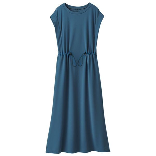 BELLUNA（ベルーナ）の「＜日本製＞防シワ機能ドロストワンピース（カットソーワンピース）」｜詳細画像