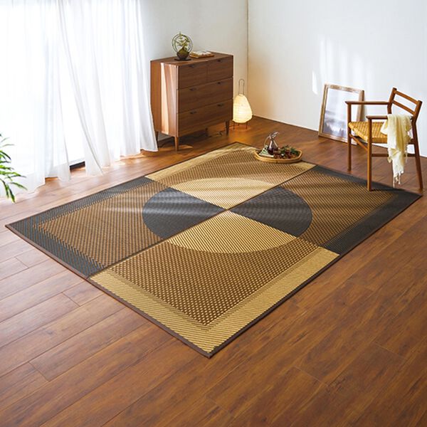 「柄が選べる純国産い草ラグ（い草ラグ）」｜月光