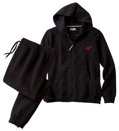 「＜ビバリーヒルズ・ポロクラブ＞ブランドロゴセットアップスーツ（メンズルームウェア）」