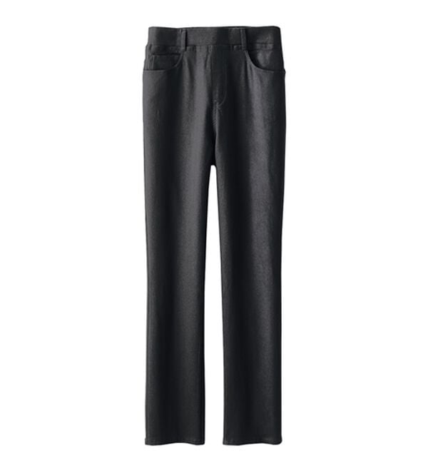 BELLUNA（ベルーナ）の「裏起毛ツイル素材ストレッチパンツ（フルレングスパンツ）」｜詳細画像