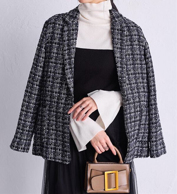 RANAN（ラナン）の「ツイードジャケット（テーラードジャケット）」｜詳細画像
