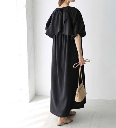 GeeRA（ジーラ）の「バックケープワンピース（その他ワンピース）」