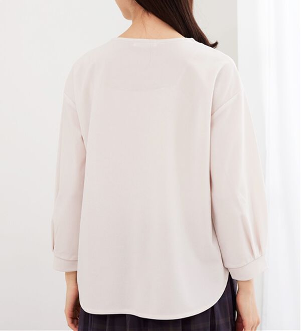 BELLUNA（ベルーナ）の「【2点セット】ジョーゼット素材ネックレス付ブラウス（ブラウス）」｜詳細画像