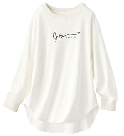 BELLUNA（ベルーナ）の「綿１００％抗菌防臭ロゴＴシャツ（カットソー）」