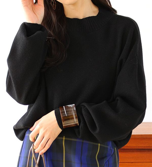 GeeRA（ジーラ）の「ボタン付モチモチニットトップス（ニット・セーター）」｜詳細画像