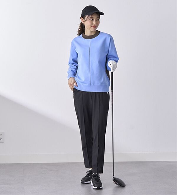 BELLUNA（ベルーナ）の「配色ラインニットプルオーバー（ニット・セーター）」｜詳細画像