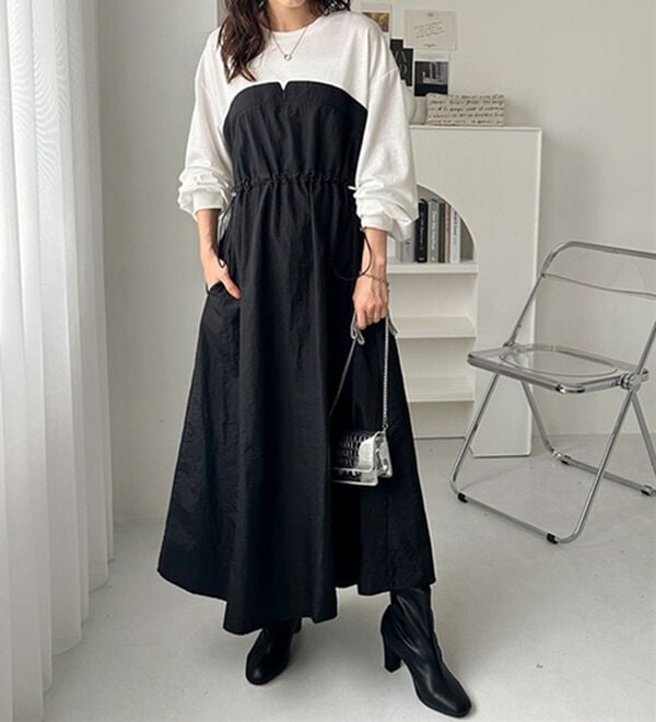 ビスチェドッキングワンピース - ベルーナ【公式】