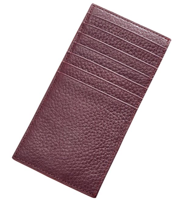 「＜ロダニア＞クロコダイルカードケース（財布・パスケース）」｜レッド