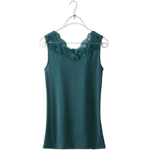 YU'NOW（ユナウ）の「【吸湿発熱】【抗菌防臭】２ＷＡＹタンクトップ（肌着・インナーウェア）」｜グリーン