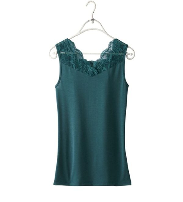 YU'NOW（ユナウ）の「【吸湿発熱】【抗菌防臭】２ＷＡＹタンクトップ（肌着・インナーウェア）」｜グリーン