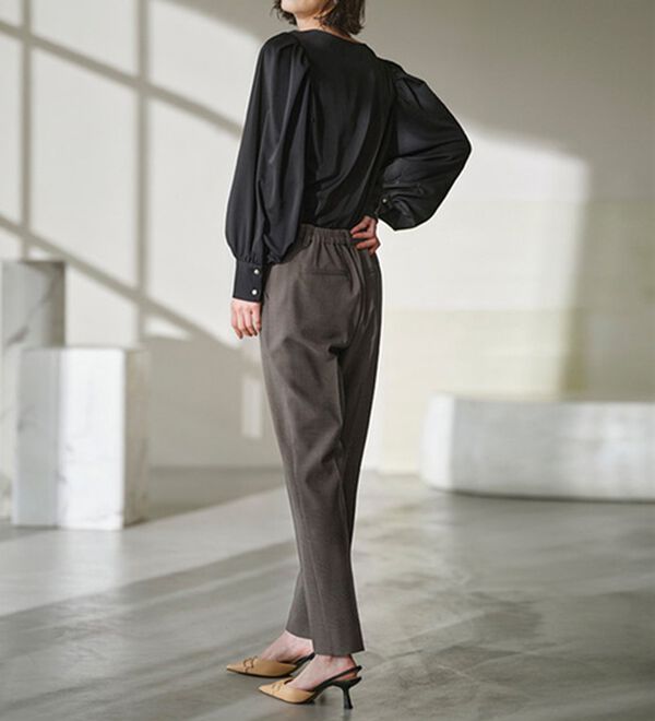 洗える！タックテーパードパンツ - ベルーナ【公式】 